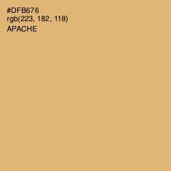 #DFB676 - Apache Color Image