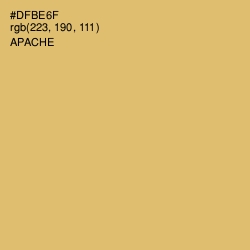 #DFBE6F - Apache Color Image