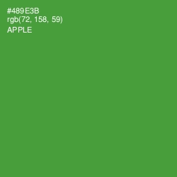 #489E3B - Apple Color Image