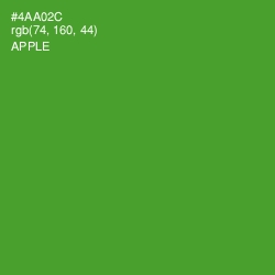 #4AA02C - Apple Color Image
