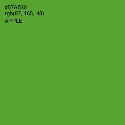 #57A530 - Apple Color Image