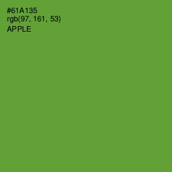 #61A135 - Apple Color Image