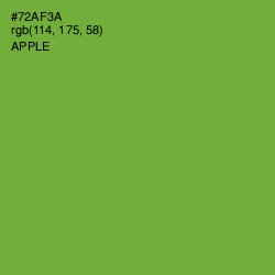 #72AF3A - Apple Color Image