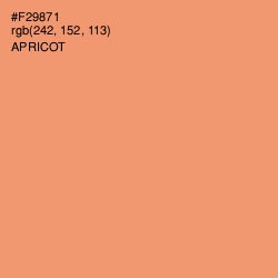 #F29871 - Apricot Color Image