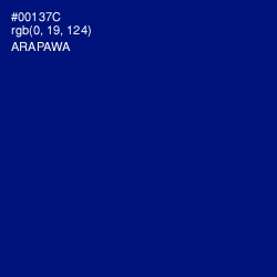 #00137C - Arapawa Color Image