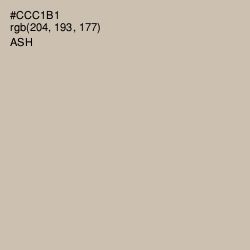 #CCC1B1 - Ash Color Image