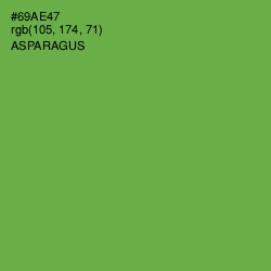#69AE47 - Asparagus Color Image