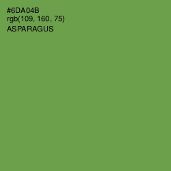 #6DA04B - Asparagus Color Image