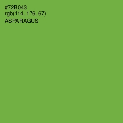 #72B043 - Asparagus Color Image