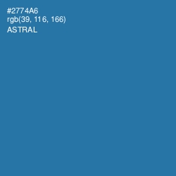 #2774A6 - Astral Color Image