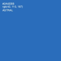 #2A6EBB - Astral Color Image