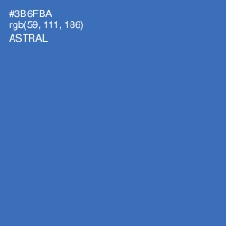#3B6FBA - Astral Color Image