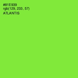 #81E939 - Atlantis Color Image