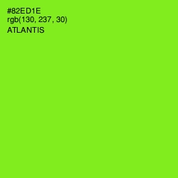 #82ED1E - Atlantis Color Image