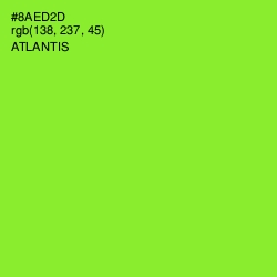 #8AED2D - Atlantis Color Image