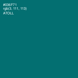 #036F71 - Atoll Color Image