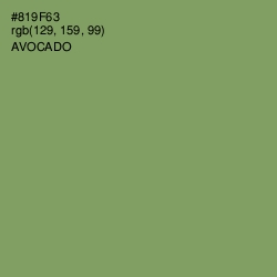 #819F63 - Avocado Color Image