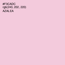 #F3CADC - Azalea Color Image