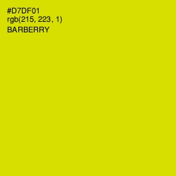#D7DF01 - Barberry Color Image