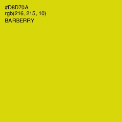 #D8D70A - Barberry Color Image