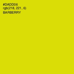 #DADD06 - Barberry Color Image