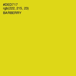 #DED717 - Barberry Color Image