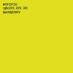 #DFDF20 - Barberry Color Image