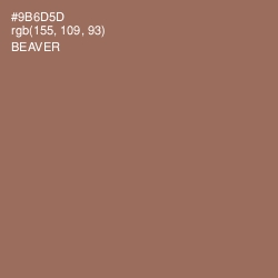 #9B6D5D - Beaver Color Image