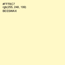 #FFF8C7 - Beeswax Color Image