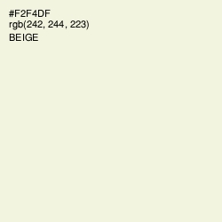 #F2F4DF - Beige Color Image