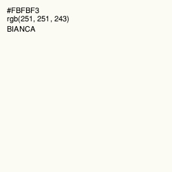 #FBFBF3 - Bianca Color Image
