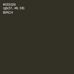 #333026 - Birch Color Image