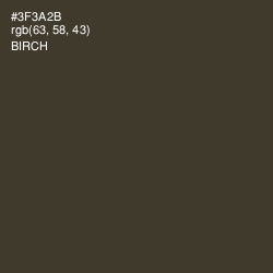 #3F3A2B - Birch Color Image