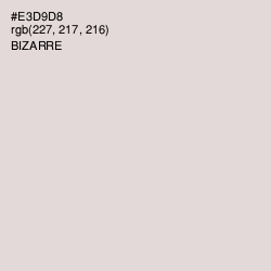 #E3D9D8 - Bizarre Color Image