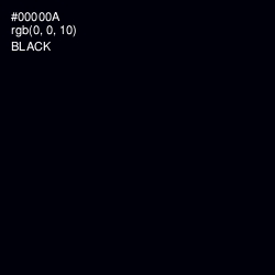 #00000A - Black Color Image