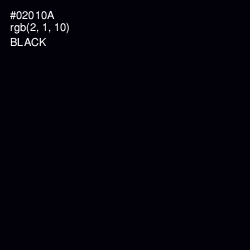 #02010A - Black Color Image