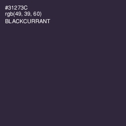 #31273C - Blackcurrant Color Image