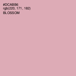 #DCABB6 - Blossom Color Image