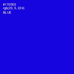 #1705E0 - Blue Color Image