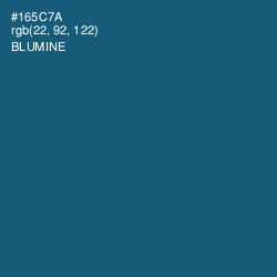 #165C7A - Blumine Color Image