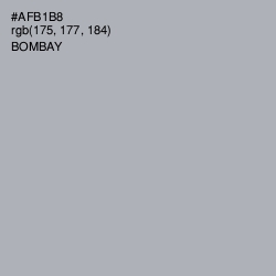 #AFB1B8 - Bombay Color Image