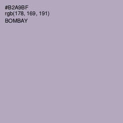 #B2A9BF - Bombay Color Image