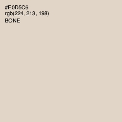 #E0D5C6 - Bone Color Image