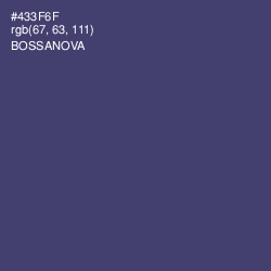 #433F6F - Bossanova Color Image