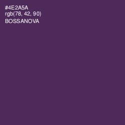 #4E2A5A - Bossanova Color Image