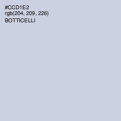 #CCD1E2 - Botticelli Color Image