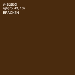 #4B2B0D - Bracken Color Image