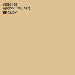 #DEC193 - Brandy Color Image