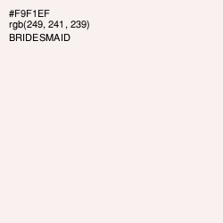 #F9F1EF - Bridesmaid Color Image