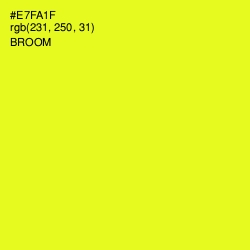 #E7FA1F - Broom Color Image